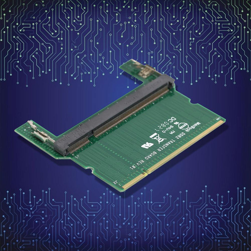 YouN DDR2/DDR3 Laptop SO DIMM to Desktop DIMM Adapter Memory Adapter Card