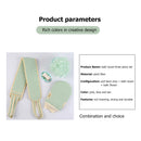 3pcs Bath Towel Shower Cleaning Back Scrubber Massage Brush Glove (Green) Newly