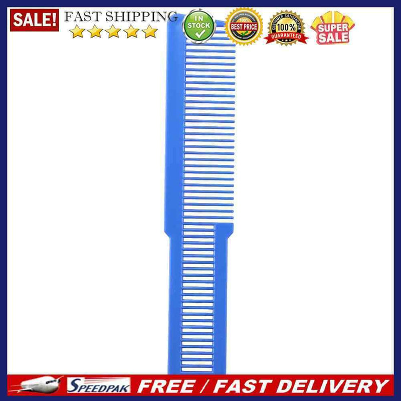 Hairdressing Carbon Anti-static Comb Wide Tooth Hair Clipper Comb (Blue)