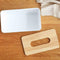 Tissue Box Dispenser Paper Storage Holder Napkin Case Wooden Organizer D6P6