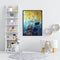 Frameless Oil Paint By Numbers Riverside Boat DIY Canvas Picture Craft Kit