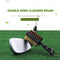 Dual Sided Portable Golf Club Hanging Cleaner Brush Golf Putter Clean Tool