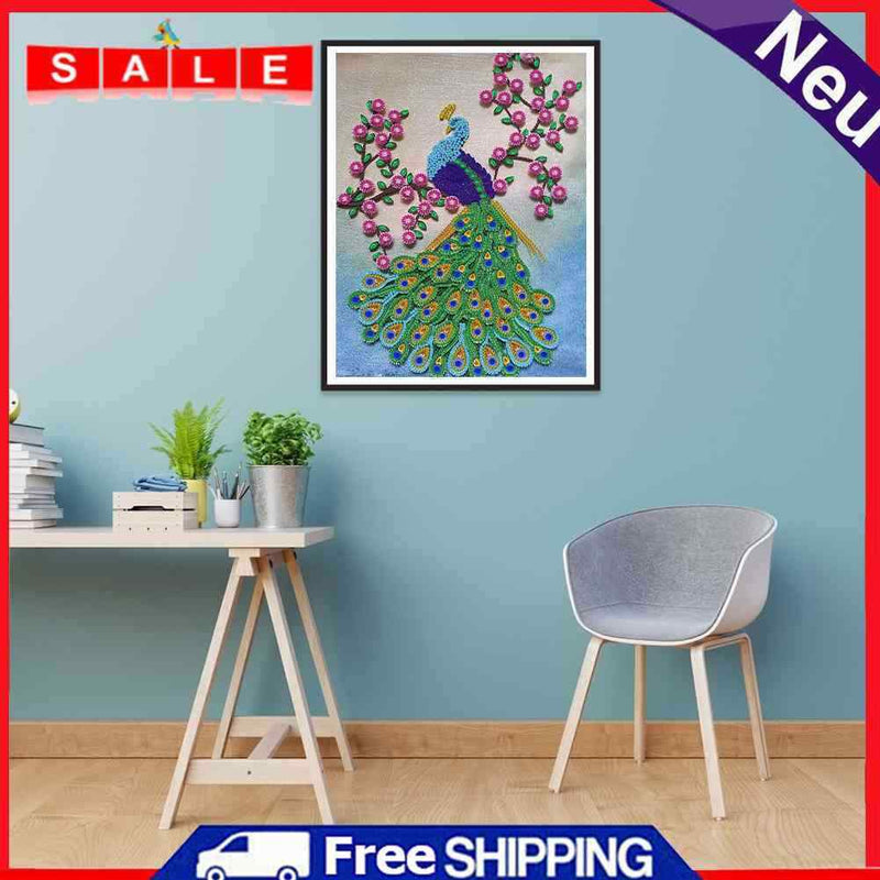 Yan Paper Drawing 5D DIY Diamond Painting Specially Shaped Partial Drill (YXC210)