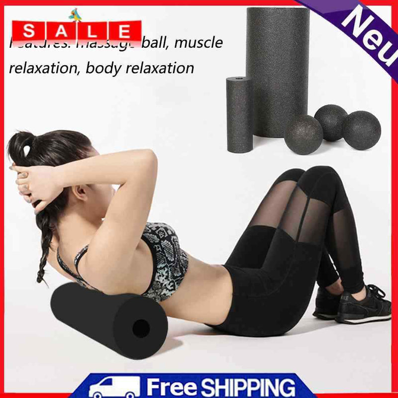 4pcs EPP Yoga Foam Roller Fitness Massage Ball Set Muscle Recovery Massager