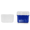 Denture Box Bathroom Travel Denture Cup False Tooth Cleaning Container (A) Newly