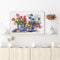 Partial Embroidery Flower Pattern Stamped Canvas 11CT DIY Cross Stitch Kits