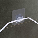 1*Double-Side Self-Adhesive Wall Mounted Hook Punch 7*7cm Hanger J3U7 UK G5G0