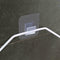 1*Double-Side Self-Adhesive Wall Mounted Hook Punch 7*7cm Hanger J3U7 UK G5G0