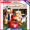 Hand Painted Oil Paint by Numbers DIY Dog Cat Doctor Drawing Wall Decoration Kit