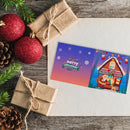 Christmas Card Special Shape Glitter Diamond DIY Cards Drill Kit (5DHK077) Newly