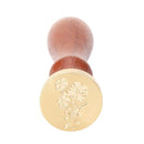 Plants Pattern Retro Sealing Stamp Wood Handle Metal Sealing Wax Stamp (F)