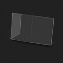 Acrylic Vertical Clear Plastic L-Shaped Table Sign Tag Q0Q0 Label Price Z8T5