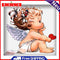 Diamond Painting Kit Angel child Full Round Rhinestone Wall Picture