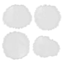 Silicone DIY Crystal Drop Gel Epoxy Glue Mold Irregular Coaster Cup Mat (A)