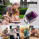 Felt Handbag - Baby Caddy Diaper Holder Storage Box Containers (Purple) Newly