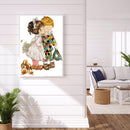 5D Diamond Painting Full Round Drill Cartoon kid Picture of(A2372 ) Newly