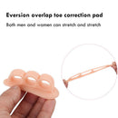 1 Pair Silicone Bunion Protector Toe Separators Straightener (Champagne) Newly
