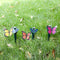 Solar Powered Artificial Flying Lawn Stakes Yard Art Ornament (Butterfly) Newly