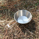 Stainless Steel Portable Bowl Outdoor Camping Picnic Hiking Food Cup Tableware