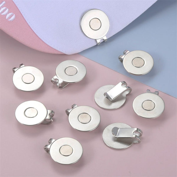 Zinc Alloy 25mm Golf Balls Aiming Cap Clips Golf Ball Mark Golf Training Aids
