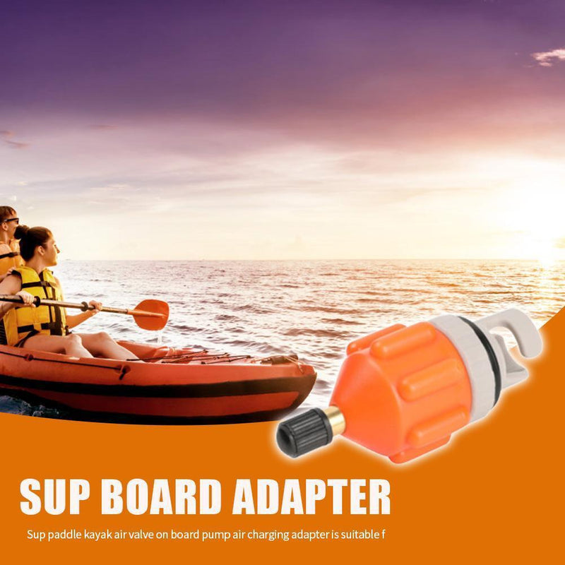 Nylon Rowing Boat Air Valve Adaptor Kayak Inflatable Pump Adapter for SUP B