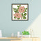 12 Months Flower Cross Stitch Printed Canvas DIY Needlework Set (June H428)