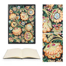 DIY Flower Special Shaped Diamond Painting 50 Pages A5 Sketchbook Notebook Newly