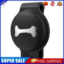 Pet Dog Collar Tracker Cover Anti-Lost for Airtag Protective Case (Black)