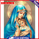Full Embroidery Printed 3 Strands 11CT Jesus Mother Kit Stamped DIY Cross Stitch