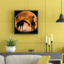 Full Round Drill Diamond Painting DIY Silhouette Giraffe Embroidery Mosaic Craft