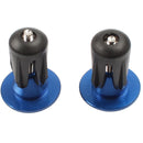 1 Pair Bicycle Handle Bar Grip End Cap Road MTB Handlebar End Plugs (Blue) Newly