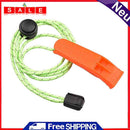 Outdoor Camping Hiking Whistle with Lanyard Survival Emergency Tool (Green)