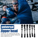 6x Universal Zipper Sliders Fixed Zipper Repair Replacement Kit for Tent Clothes