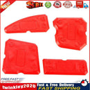 4pcs Smoothing Spatula Sealant Remover Caulking Scraper Grout Kit (Red) Newly