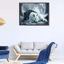 5D Diamond Painting Kit Wolf Full Round Drill Rhinestone DIY Wall Art Crafts Set