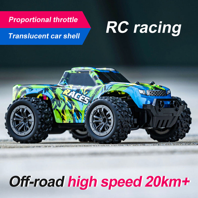 1/20 4WD RC Off Road Car 20km/h High Speed Monster Truck w/ Battery (S 702)