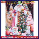 Diamond DIY Painting Full Santa Claus Drawing Kit Round Drill 5D Wall Decor