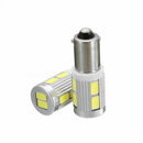 Car Sidelight LED Light White DC 12V BAX9S H6W 10 SMD For BMW 3 Series F30 F31