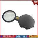 Pocket Folding Jewelry Magnifier Magnifying Glass HD Eye Glass Loupe (10X)
