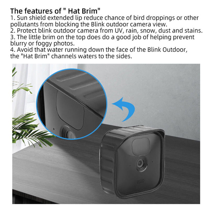 Waterproof Case Housing Cover for Blink Outdoor/Indoor/XT1/XT2 (3pcs Black)