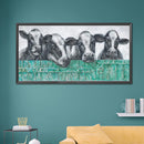 Diamond Painting Cattle in Car 5D DIY Full Drill Round Rhinestone Home Dec