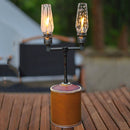 PU Leather Camping Gas Can Tank Fuel Canister Cover Protective Wrap Storage Bag