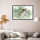 4 Seasons Kitties Pre Printed Cross Stitch Kits 2-Strand 14CT Embroidery Set