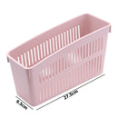 Drink Holder Vegetable Storage Box Drain Fridge Kitchen Supply (Pink)