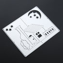 DIY Night House Metal Stencils for Scrapbook Embossing Craft Cutting Dies-1