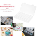 28 Lattices Transparent Container Diamond Painting Accessories Storage Box Newly