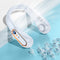 #A Bladeless Fan Mini Outdoor Sports Neck Cooler Lazy Neckband Fan USB Rechargea