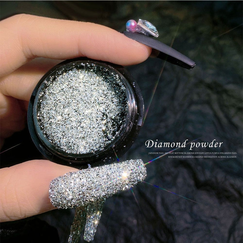 Woman Fashion Easy To Use Crystal Strobe Nail Diamonds Buddy Reflective