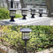 #A Waterproof Solar Pillar Light Garden Post Cap LED Fence Lamp (Warm Light)