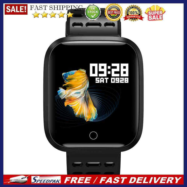 Elephone W3 1.33 Inch TFT Screen Heart Rate Monitor Smart Watch (Black)-231